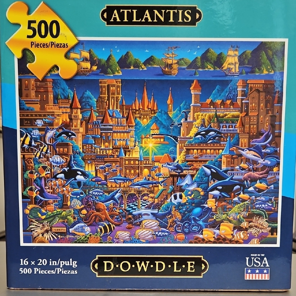 NWT Dowdle Atlantis 500-Piece Jigsaw Puzzle